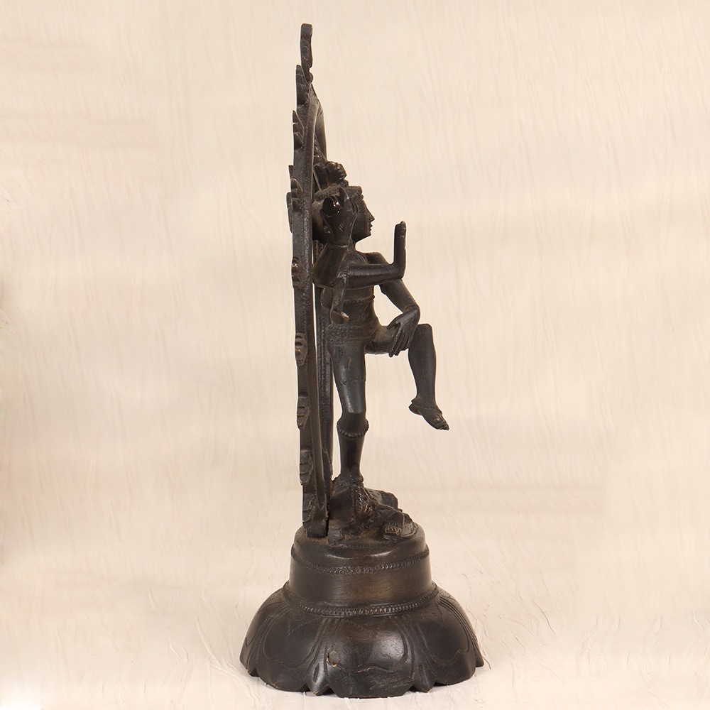 Vintage Finest Brass Lord Shiva Natraja Statue for Home Decor