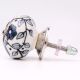 Grey Tiny Flower Cabinet Knob