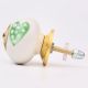 Pea Green Heart Knob