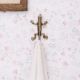 Golden Brass Lizard Wall Hook