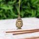 Antique Golden Brass Buddha Face Agarbatti Holder Stand