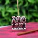 Silver Brass Three Monkey Agarbatti Holder Stand