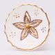 Golden Flower Ceramic Kitchen Cabinet Knob