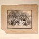 Vintage Paper Photograph of Group in Black and White Colour