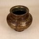 Engraved Traditional Brass Holy Water Pot for Flower Decoration