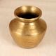 Plain Brown Finish Handmade Holy Water Pot Made of Finest Brass