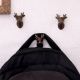 Antique Deer Metal Heavy Duty Wall Hooks-Pack of 3
