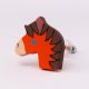 Multicolor Wooden Cute Animals Knobs for Kids Drawer-Pack of 6 Pieces
