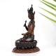 Handmade Buddhist Deity Vajrasattva Copper Statue in Tibetan Art