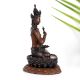 Handmade Buddhist Deity Vajrasattva Copper Statue in Tibetan Art