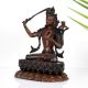 Goddess Manjushri Buddhist Deity Copper Statue in Tibetan Art