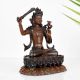 Goddess Manjushri Buddhist Deity Copper Statue in Tibetan Art