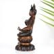 Vintage Buddhist Deity Avalokiteshvara Padmapani Copper Statue