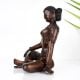 Vintage Tibetan Goddess Parvati Copper Statue for Prayer Room