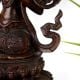 Vintage Finish Goddess Green Tara Copper Statue in Tibetan Art