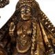 Handmade Vintage Brass Lord Krishna and Radha Decorative Statue