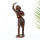 Beautiful Dancing Goddess Parvati Copper Statue for Home Decor