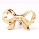 Brass Modern Gold Bow Drawer Knob