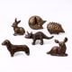 Antique Iron Animals Drawer Knobs-6 Pieces