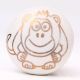 Golden Animals Pattern Ceramic Dresser Knobs-6 Pieces