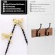 Gold Metal Bow Wall Hooks-3 Pieces