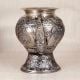 Nickel Plated Silver Finish Copper Water Pot with Spout for Rituals