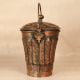 Vintage Premium Copper Bucket with Lid for Home Decoration