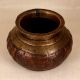 Handmade Brown Finish Brass Copper Pot for Flower Decoration
