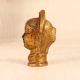 Brown Finish Traditional Brass Gauri Head Statue for Prayer Room
