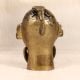 Traditional Brown Brass Gauri Head Statue for Temple
