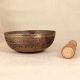 Vintage Sturdy Bell Metal Meditation Bowl with Wooden Mallet