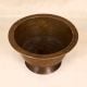 South Indian Art Brass Holy Pot in Brown Finish for Decor