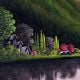 Stunning Paper Painting of Scenery for Hanging Decoration