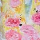 Adorable Canvas Painting of Flower Bouquet by Rosemarie Gorke