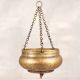 Traditional Nandi Hanging Pot Made of Brass for Temple