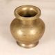 Plain Brown Holy Water Pot Made of High-Quality Brass
