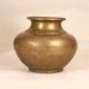 Brown Finish Plain Holy Water Pot Made of High-Quality Brass
