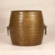 Traditional South Indian Brass Measurement Bowl in Vintage Finish