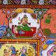 Lord Krishna's Life Pattachitra Cloth Paper Painting for Decoration