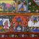 Lord Krishna's Life Pattachitra Cloth Paper Painting for Decoration