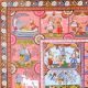 Adorable Lord Krishna's Pattachitra Painting on Cloth Paper for Decor