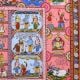 Adorable Lord Krishna's Pattachitra Painting on Cloth Paper for Decor