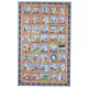Lord Krishna's Life Pattachitra Painting on Cloth Paper for Prayer Room