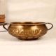 Handcrafted Engraved Finest Brass Urli in Vintage Finish