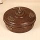 Nepalese Art Handcrafted Copper Metal Box for Decoration