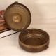 Handcrafted Vintage Finest Brass Chapati Box Crafted in Rajasthani Art