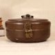 Handcrafted Vintage Finest Brass Chapati Box Crafted in Rajasthani Art