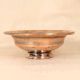 Brown Finish Handcrafted Copper Fruit Bowl for Collection
