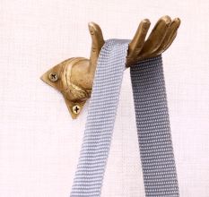 Brass Gold Hand Shape Wall Hook