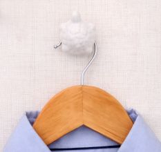 White Tortoise Ceramic Wall Hook